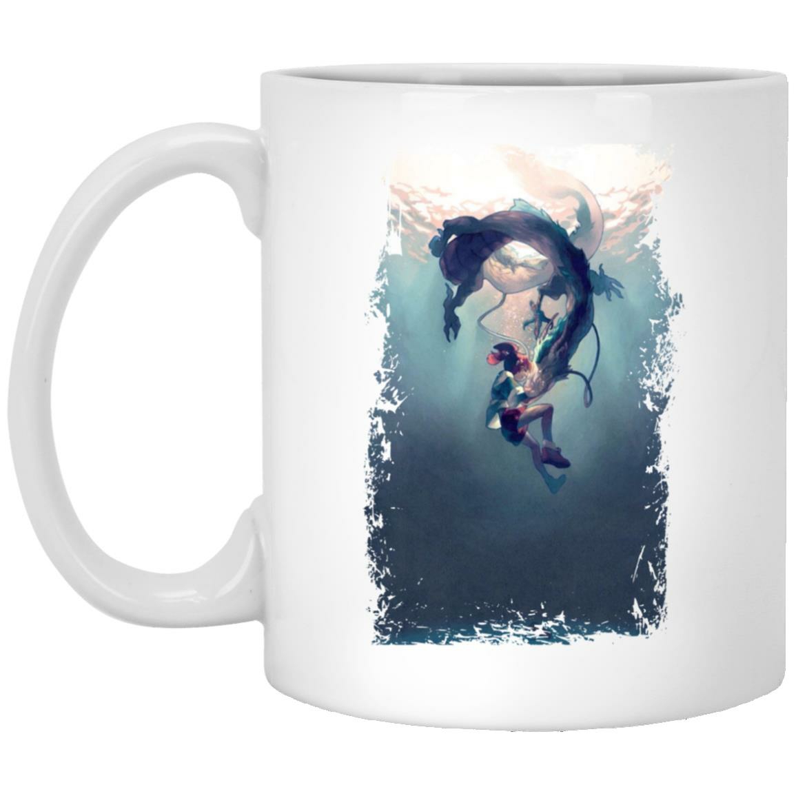 Mugs | Spirited Away – Chihiro And Haku Under The Water Mug Home Decor Mugs