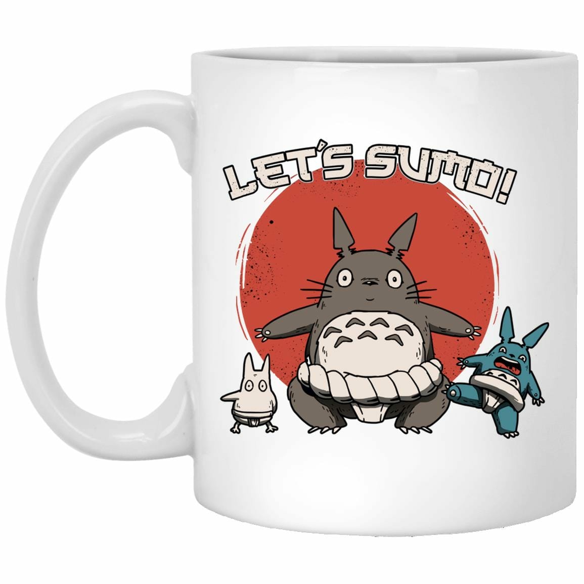 Mugs | Totoro Let’s Sumo Mug Home Decor Mugs