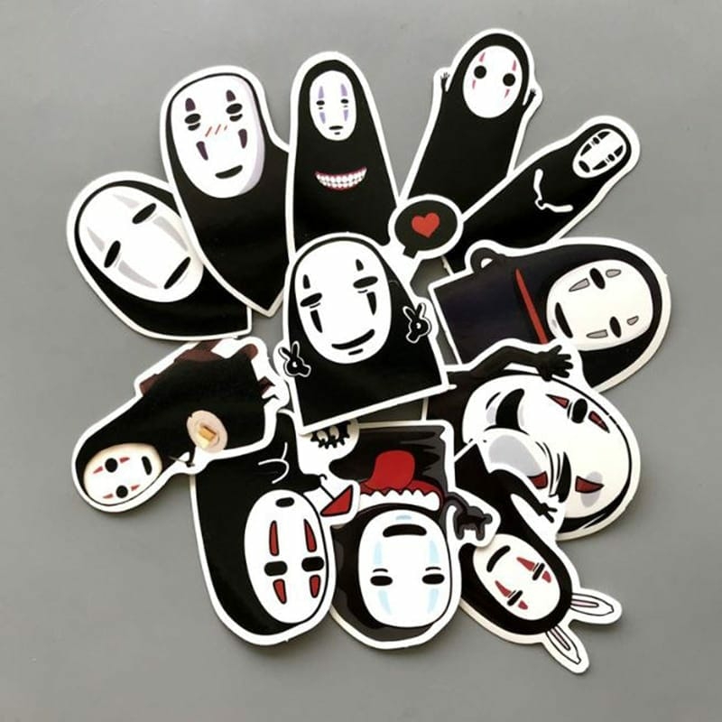 Office & Stationery | Spirited Away No Face Kaonashi Waterproof Stickers Accessories Office & Stationery